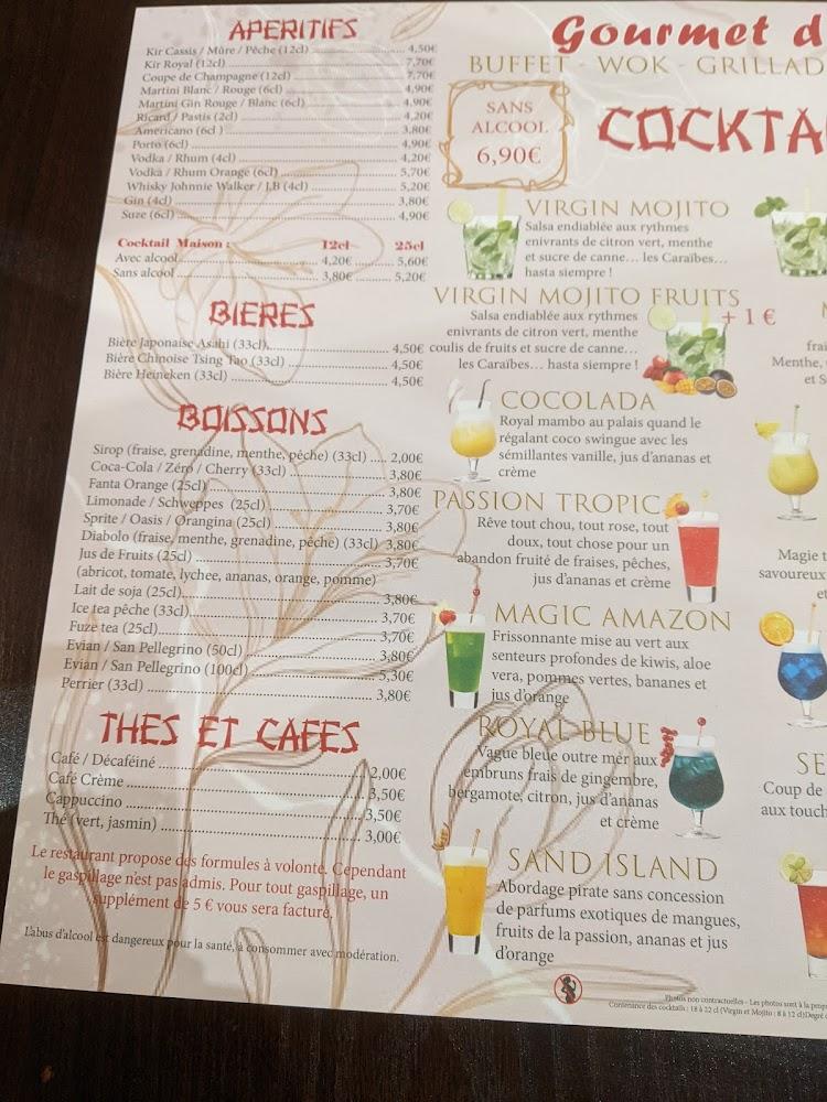 Gourmets d'Asie - Menu Image 3